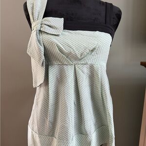 Marc By Marc Jacobs Mint Green Polka Dot Top